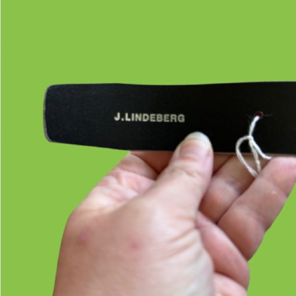 J.Lindeberg Beige Golf Belt Sleek Design Korean Exclusive NWOT - Picture 4 of 4